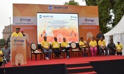 हम फिट तो इंडिया फिट, India gate run, WAPCOS हम फिट तो इंडिया फिट, India gate run, WAPCOS