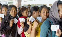 नागालैंड में 75 और मेघालय में 67 मतदान हुआ