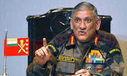 Social media should be curb to eliminate terrorism: Bipin Rawat