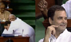 Narendra Modi, Rahul Gandhi, BJP, Congress, Parliament House, Parliament session, No-confidence motion, Opposition, नरेंद्र मोदी, राहुल गांधी, बीजेपी, कांग्रेस, संसद, ससद भवन, अविश्वास प्रस्ताव, विपक्ष, बीजेपी की जीत