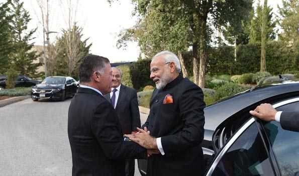 Prime Minister Narendra Modi Reached Jordan