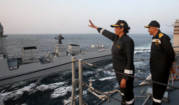 Indias Naval Show Of By Defense Minister Nirmala Sitharaman