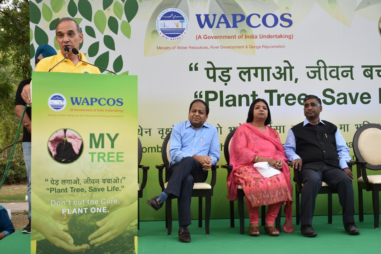 बढ़ते हाथ सुंदर भविष्य की ओर, जल संसाधन नदी विकास और गंगा कायाकल्प मंत्रालय, डॉ सत्यापल सिंह, पेड़ लगाओ जीवन बचाओ, WAPCOS, Water Resources River Development and Ministry of Ganga Rejuvenation, badhte haath sundar bhavishya ki or