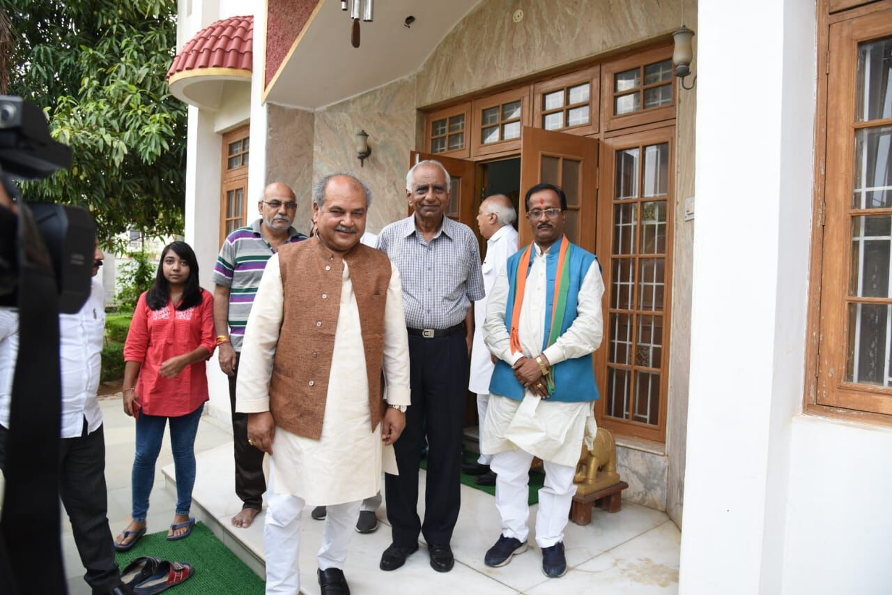 Public relations program, BJP, Narendra Singh Tomar, Contact for Support Campaign, Retired Lieutenant General Mr. Ashok Singh, Retired ADG Shree Shyam Sunder Shukla Public relations program, BJP, Narendra Singh Tomar, Contact for Support Campaign, Retired Lieutenant General Mr. Ashok Singh, Retired ADG Shree Shyam Sunder Shukla