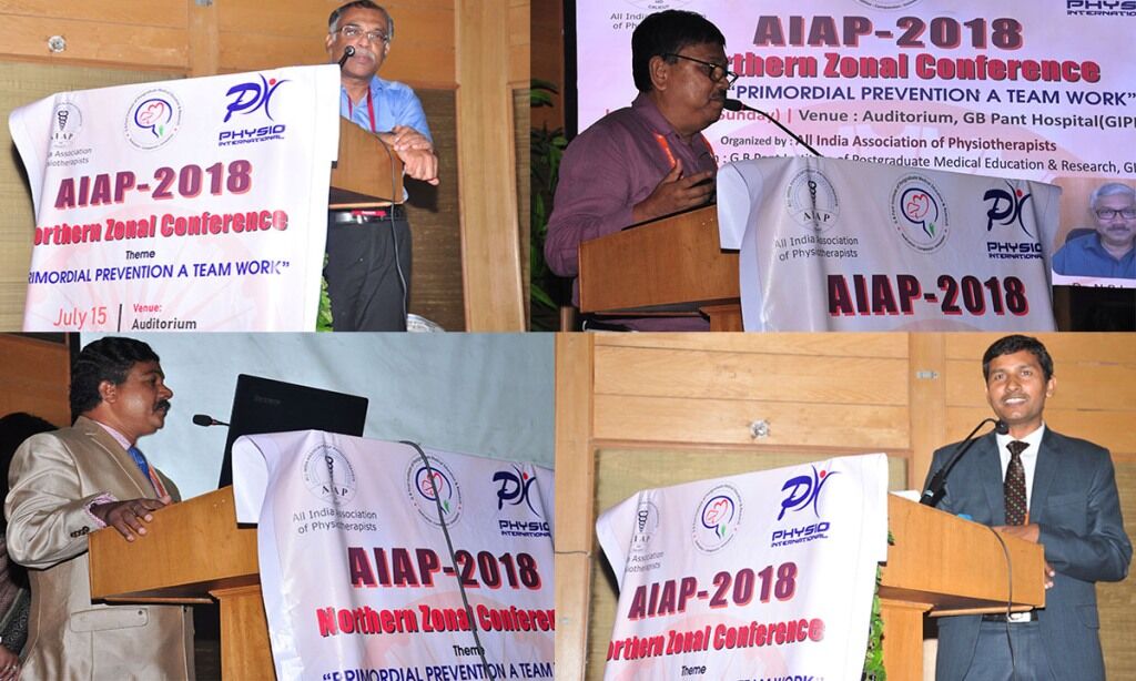 GIPMER, Govind Ballabh Pant Institute of Postgraduate Medical Education & Research , G.B. Pant Hospital, Dr. Siddarth  Ramji, Dr. N.R. Laskar, Dr. S,N, Raheja, Dr. G. Sudhakaran, Primordial-Prevention-A-Team-Work-Northern-Zonal-Conference-All-India-Association-Of-Physiotherapists-AIAP,