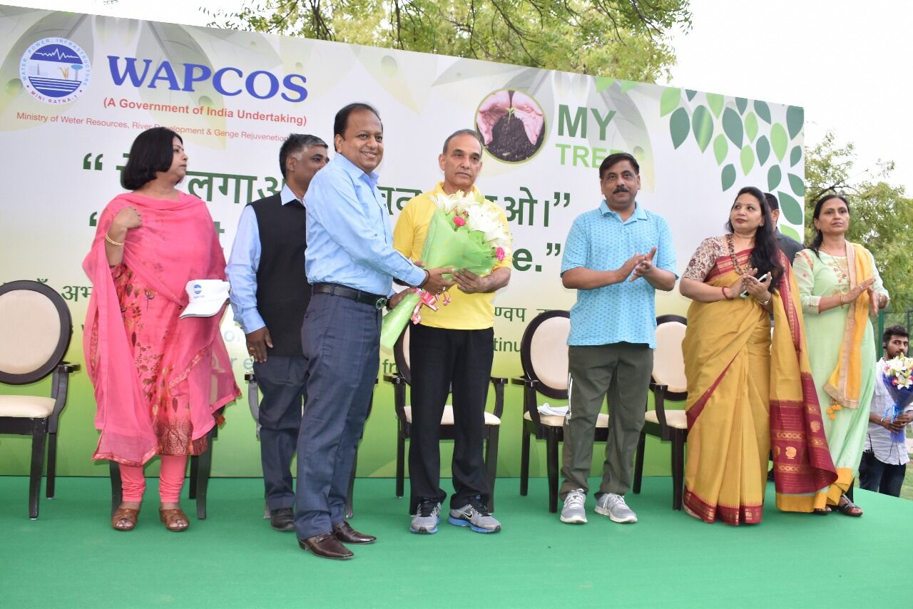 बढ़ते हाथ सुंदर भविष्य की ओर, जल संसाधन नदी विकास और गंगा कायाकल्प मंत्रालय, डॉ सत्यापल सिंह, पेड़ लगाओ जीवन बचाओ, WAPCOS, Water Resources River Development and Ministry of Ganga Rejuvenation, badhte haath sundar bhavishya ki or